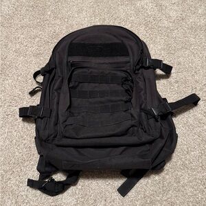 Sleek Black Tactical Backpack
